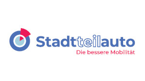 Banner mit der Aufschrift Stadtteilauto